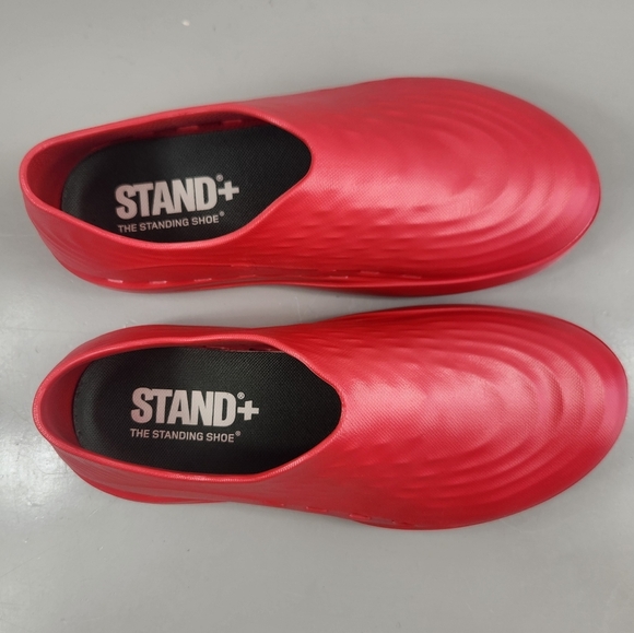 STAND+ Unisex AntiGrav1 Ultralight Standing Energy Recovery Shoes Red M7/W9 - Picture 9 of 13